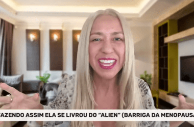 FAZENDO ASSIM ELA SE LIVROU DO “ALIEN” (BARRIGA DA MENOPAUSA)
