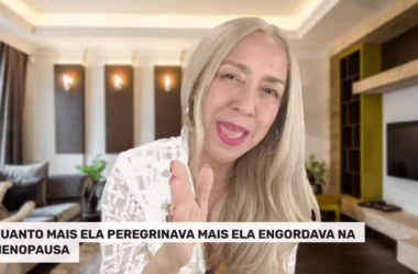 QUANTO MAIS ELA NÃO PARAVA DE PERIGRINAR NA MENOPAUSA, MAIS ELA ENGORDAVA